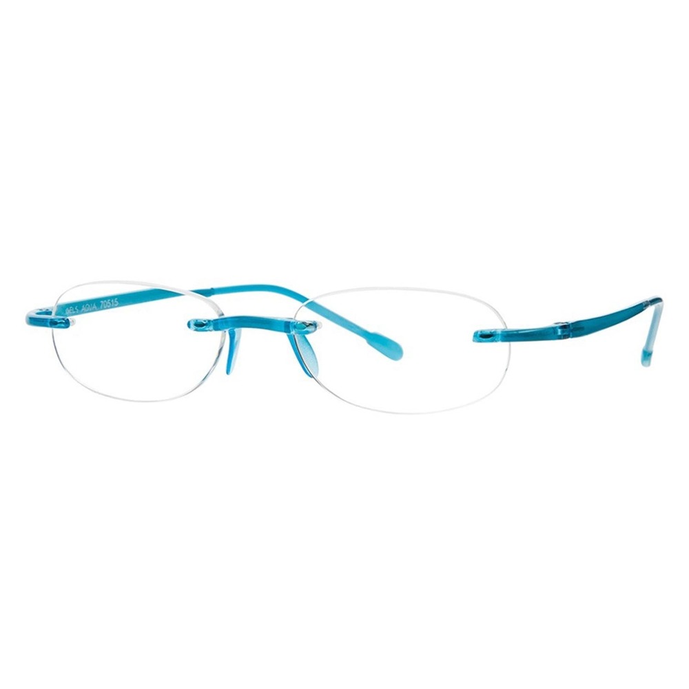 NEW! Scojo New York Gels Reading Glasses  +1.50x, Aqua‎